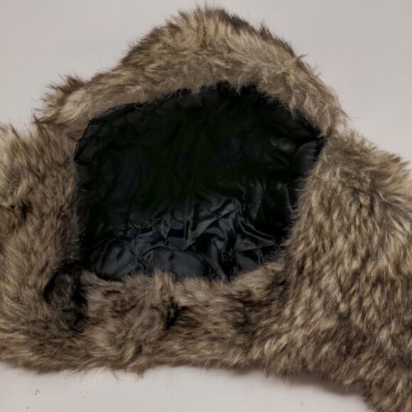 Unbranded Men's Trapper Hat Red Plaid Quilted Lined Vegan Fur Ear Flaps - Picture 7 of 9